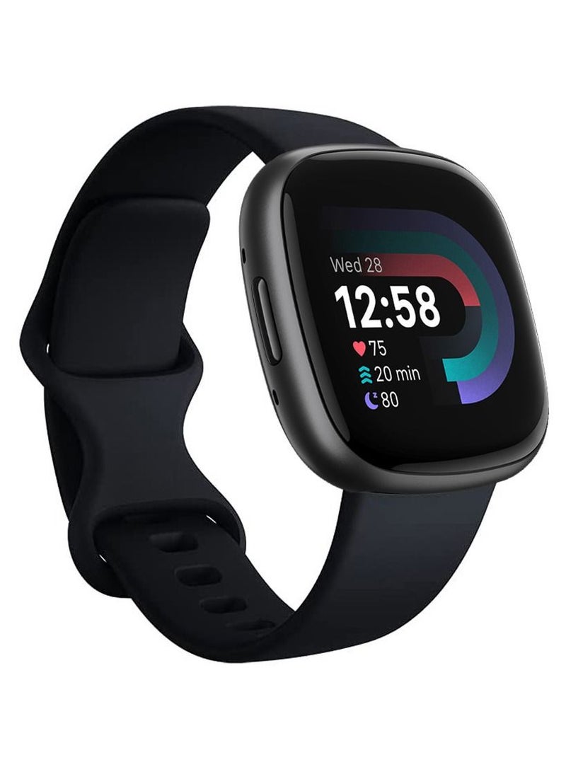 CATANES Fitbit Versa 4 Band / Fitbit Sense 2 Band Soft Silicone Replacement Strap Watch Band Sport Wristband - Image 1
