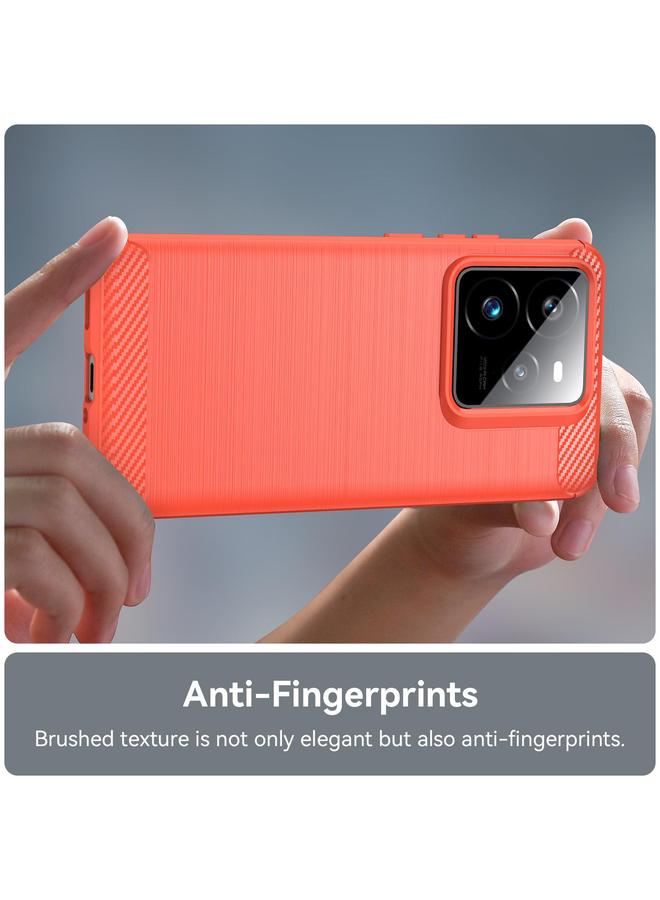 اس-توب جراب لهاتف Realme GT7 Pro Racing مصنوع من ألياف الكربون TPU بتصميم مصقول - Image 5