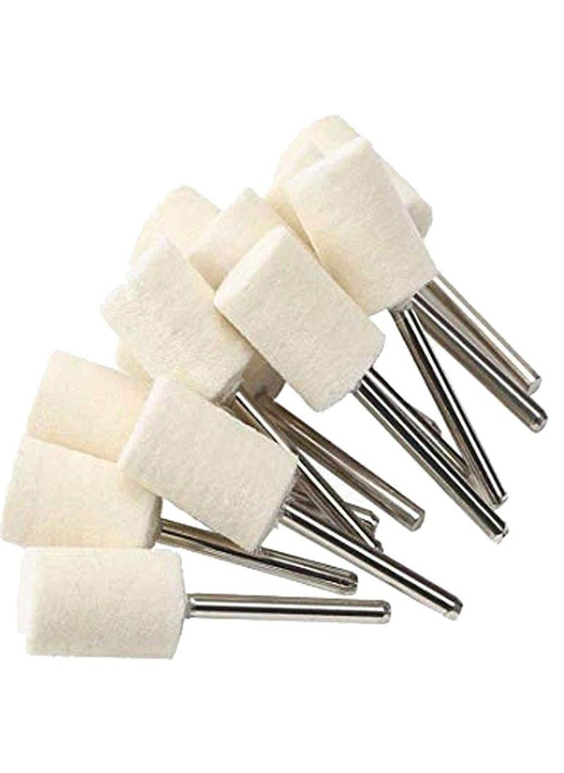 DIY Crafts Diy Crafts 11816 11597 Rotary Tool Accessory, Felt Point Polishing Tool Wool Felt Buffing Mounted Point, Multicolor, 6 Piece  - Image 1