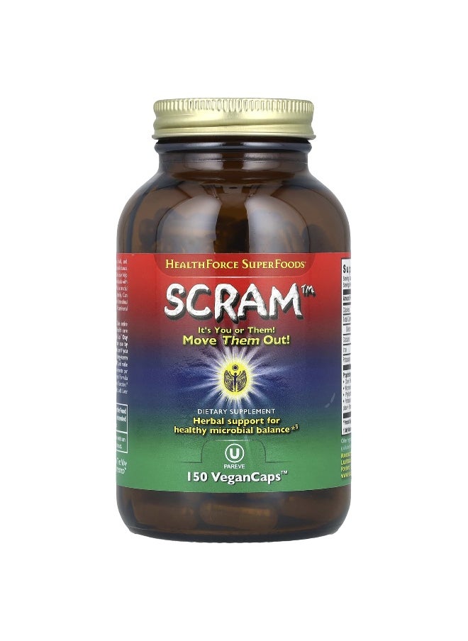 HEALTHFORCE SUPERFOODS HealthForce Superfoods, Scram™, 150 VeganCaps  - Image 1