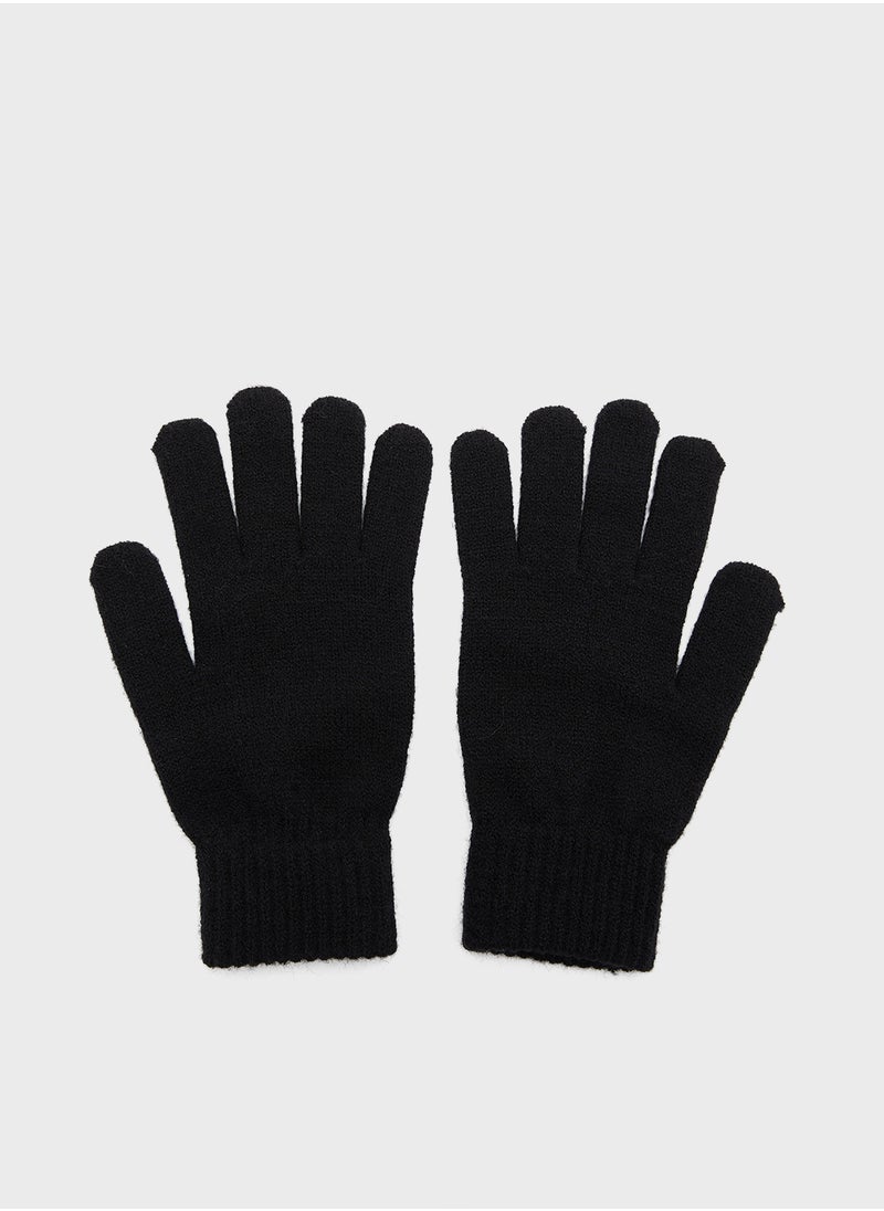 JACK & JONES - Essential Beanie & Hand Gloves Set - Image 1