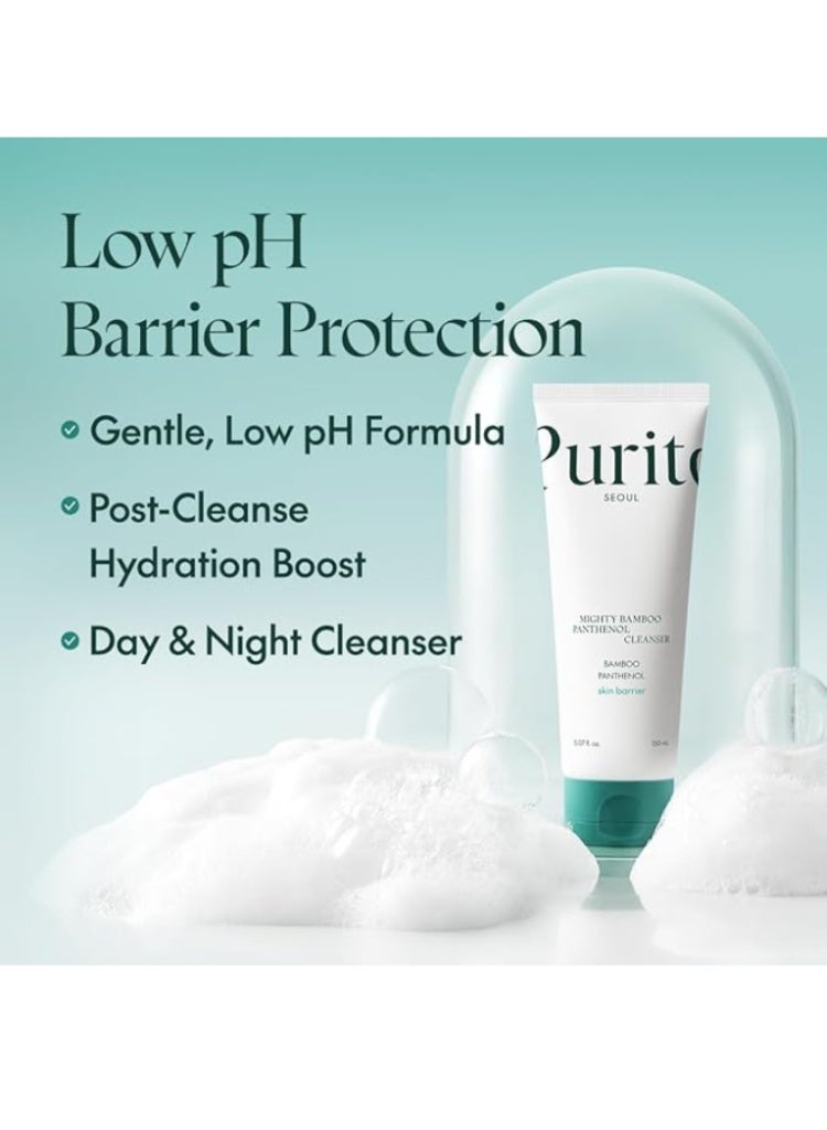 PURITO Sensitive & Irritated Skin Relief – PURITO Bamboo Cleanser + Deep Sea Serum + Oat In Calming Gel Cream Set - Image 5