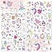 LINAYE 24 Sheets Unicorn Stickers for Kids Girls 1100 PCS Cute Unicorn Stickers for ScrapbookingWater BottlesEnvelopesGifts Party Favors Supplies for Girls - Image 3