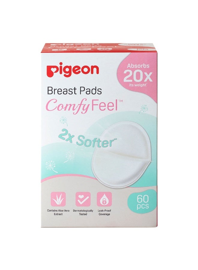 Comfy Feel Breast Pads with Aloe Vera Extract, Pack of 60's