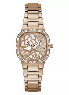 Rose Bud Women's Trend Rose Gold Tone Color Stainless Steel GW0544L4