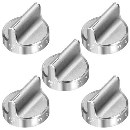 Beaquicy 2025 Upgraded W10766544 Gas Stove Knobs 5 Pack Burner Control Knobs Replacement for Whirlpool Range WFG540H0ES0 and Replaces W10430807 W10676228 4248219 AP5958476 PS10067059 EAP10067059 - Image 1