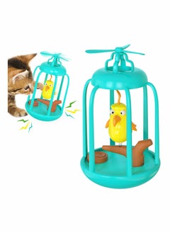 Y&D Bird Cage Teasing Cat Toy, Catnip Toy Ball Baseball Sucker Pet Supplies Indoor Birthday Gift  - Image 1