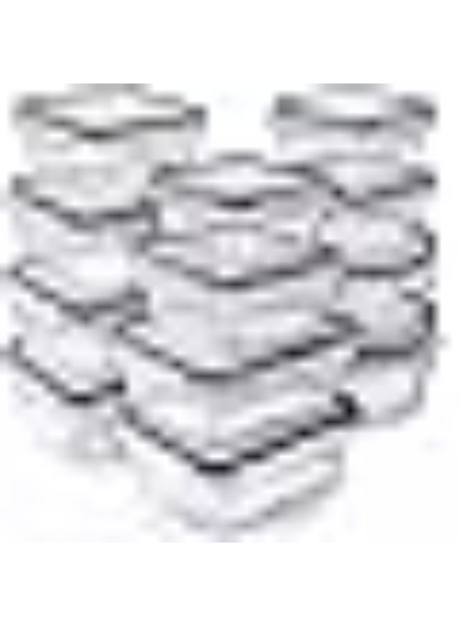 Green Tiger 12-Piece Airtight Meal Prep Container Set with Locking Lids – Reusable Plastic Food Storage Boxes - Image 1