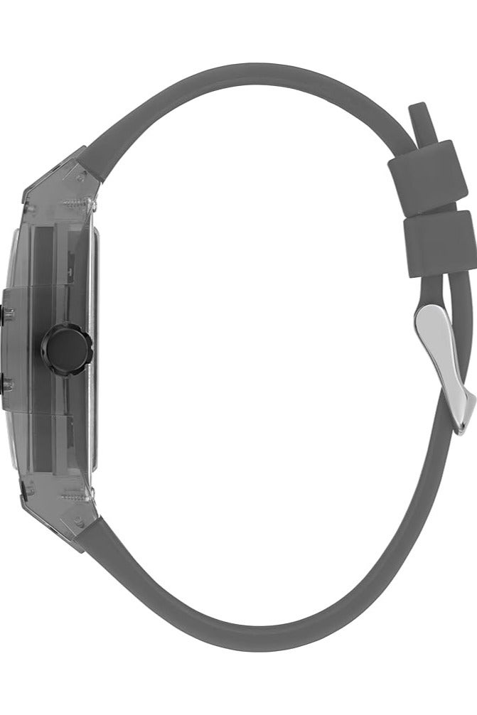 GUESS Men's Trend Casual Tonneau Diamond 43mm Watch – Black Dial Stainless Steel Case & Bracelet - Image 2