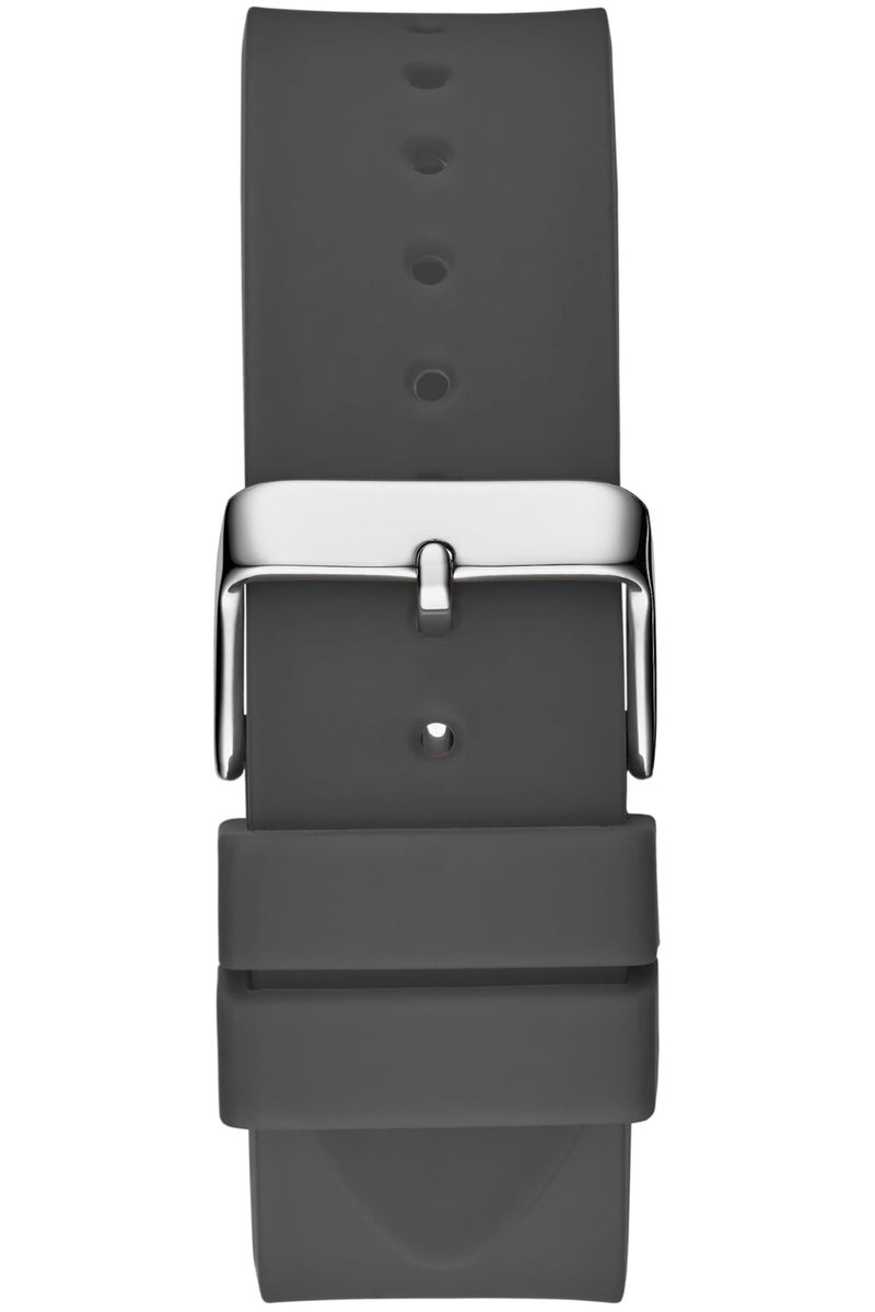 GUESS Men's Trend Casual Tonneau Diamond 43mm Watch – Black Dial Stainless Steel Case & Bracelet - Image 3