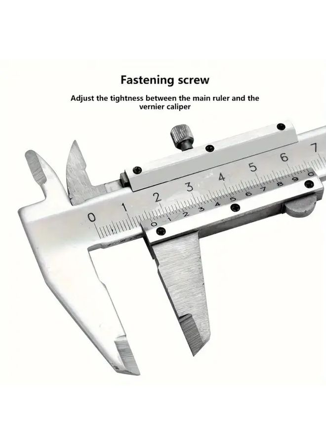 High Precision Stainless Steel Caliper Silvery Color 0 01mm Accuracy For DIY And Industrial Measurement - Image 1