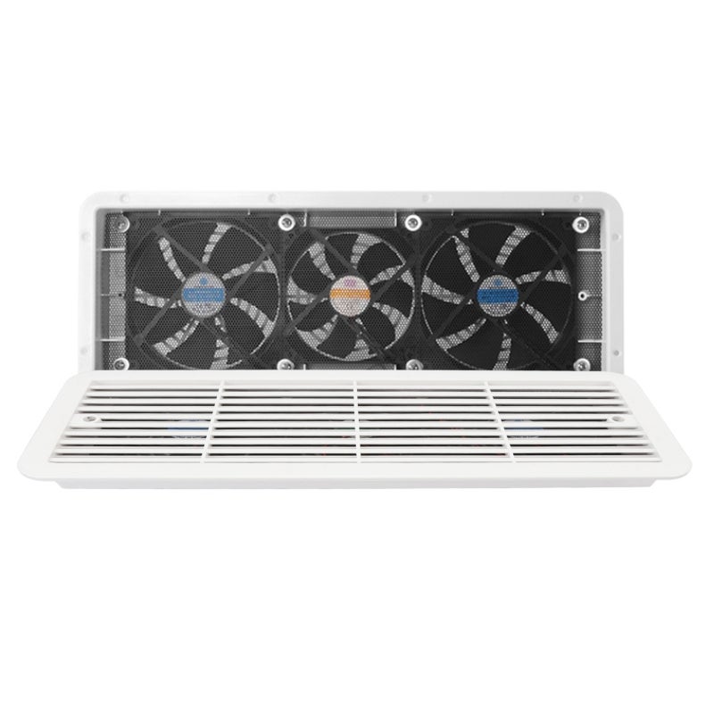 RV Refrigerator Fan: 12V 3 Fans, Engineering Grade ABS Material, Quiet Efficient Cooling, Protective Mesh Cover - Versatile Ventilation Upgrade for RV Motorhome Yacht Boat Outdoor Use - Image 5