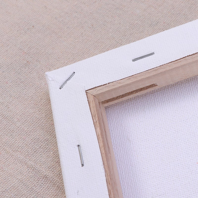 10PCS Wood Painting Frame Cotton White Stretched Canvas Frame for Drawing Painting DIY - Image 5