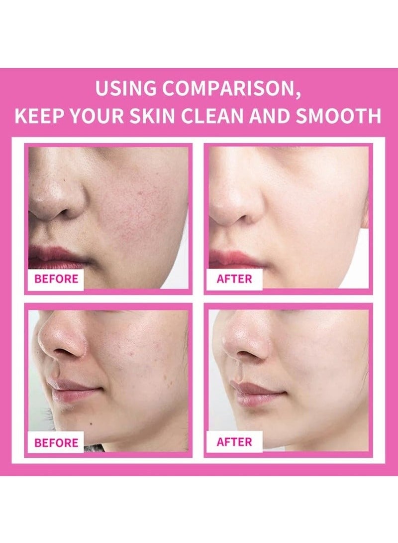 ATRJSZ Clay Face Mask - Deep Cleansing & Hydrating with Avocado, Dead Sea Minerals, Rose, Eggplant, & Green Tea Extracts, Ideal for All Skin Types, 10 Individual Packs for a Refreshing Skincare Routine - Image 5