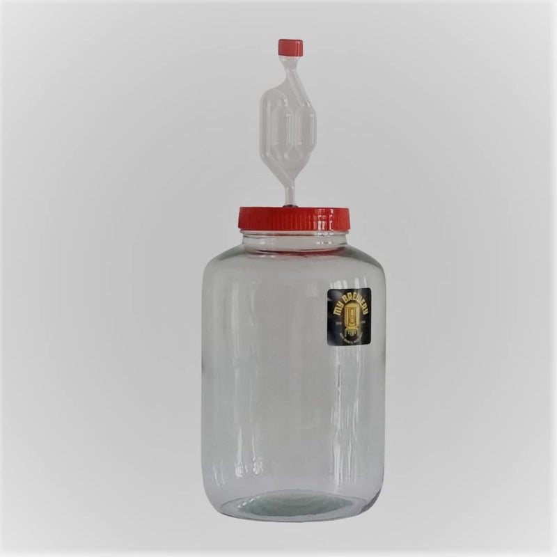 MyBrewery 4000ml Glass Fermenter with Airlock and Grommet, AIRTIGHT for fermentation (4 Litre) - Image 4