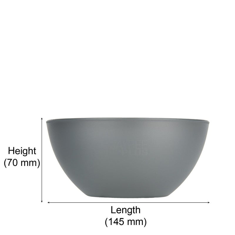 JAYPEE PLUS طقم وعاء خلط مكون من 4 أوعية خلط للمطبخ وعاء خلط لعجينة الكعك وأوعية وجبات خفيفة طقم من 4 | وعاء متعدد الاستخدامات بلاستيك كبير الحجم، متعدد الألوان - Image 2