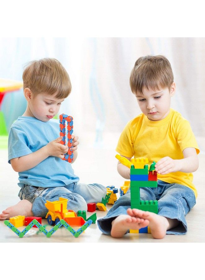 Yeetec 6 Pack 24 Links Wacky Tracks Snap And Click Fidget Toys Finger Sensory Toys Snake Puzzles For Stress Relief Party Bag Fillers Party Favours Random Color - Image 5