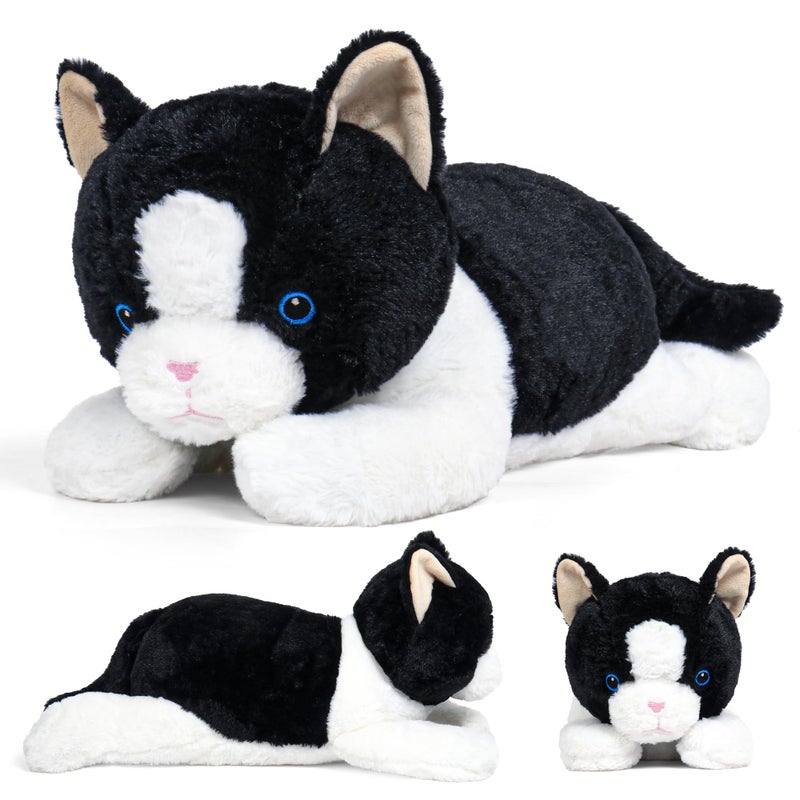 JellyMallow 5 lbs 24 inches Weighted Stuffed Animals Cuddly Weighted Plush Pillow Giant Plushie Ideal Gift for Adults  Kids Weighted Cat - Image 2