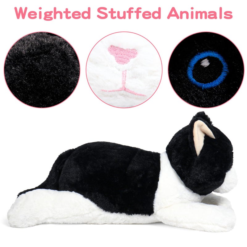 JellyMallow 5 lbs 24 inches Weighted Stuffed Animals Cuddly Weighted Plush Pillow Giant Plushie Ideal Gift for Adults  Kids Weighted Cat - Image 3