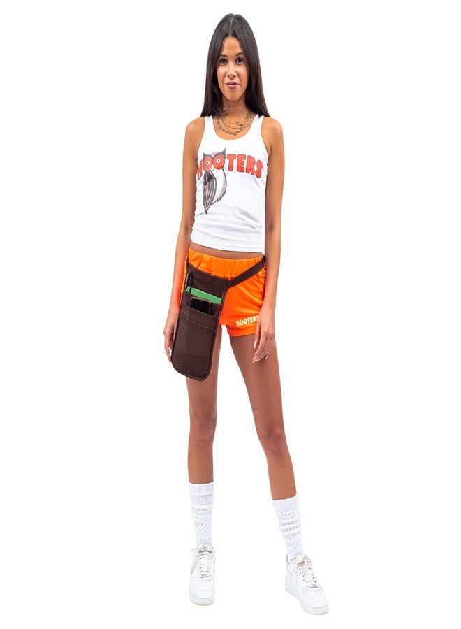 Costume Agent Hooters Girl Apron Halloween Costume Accessory Cosplay Brown - Image 2