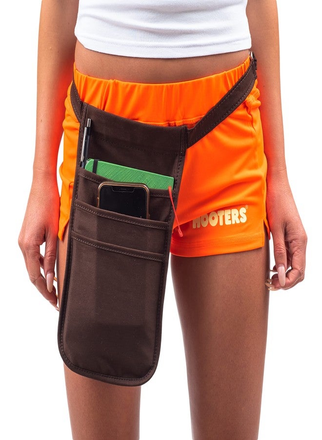 Costume Agent Hooters Girl Apron Halloween Costume Accessory Cosplay Brown - Image 1