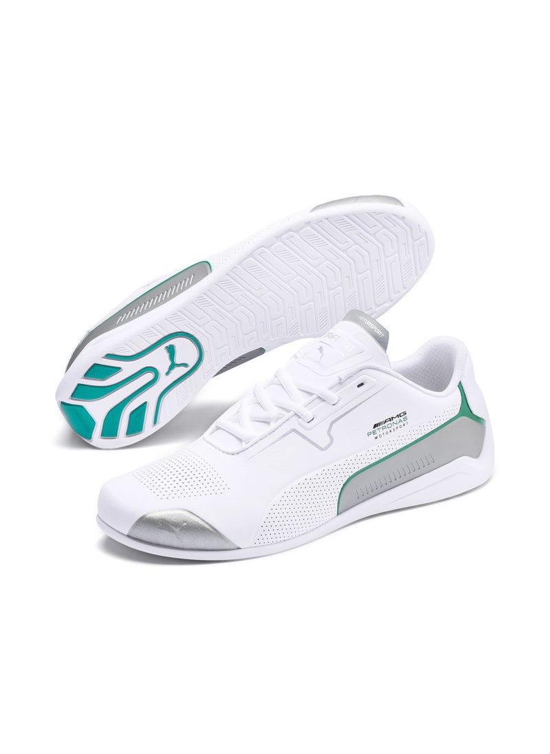 PUMA - Mercedes Drift Cat 8 Unisex White Trainers - Image 1