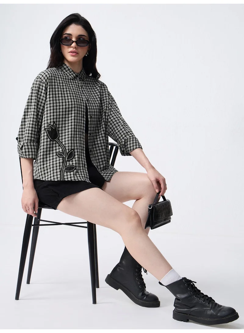 Plaid Shirt: Tulip