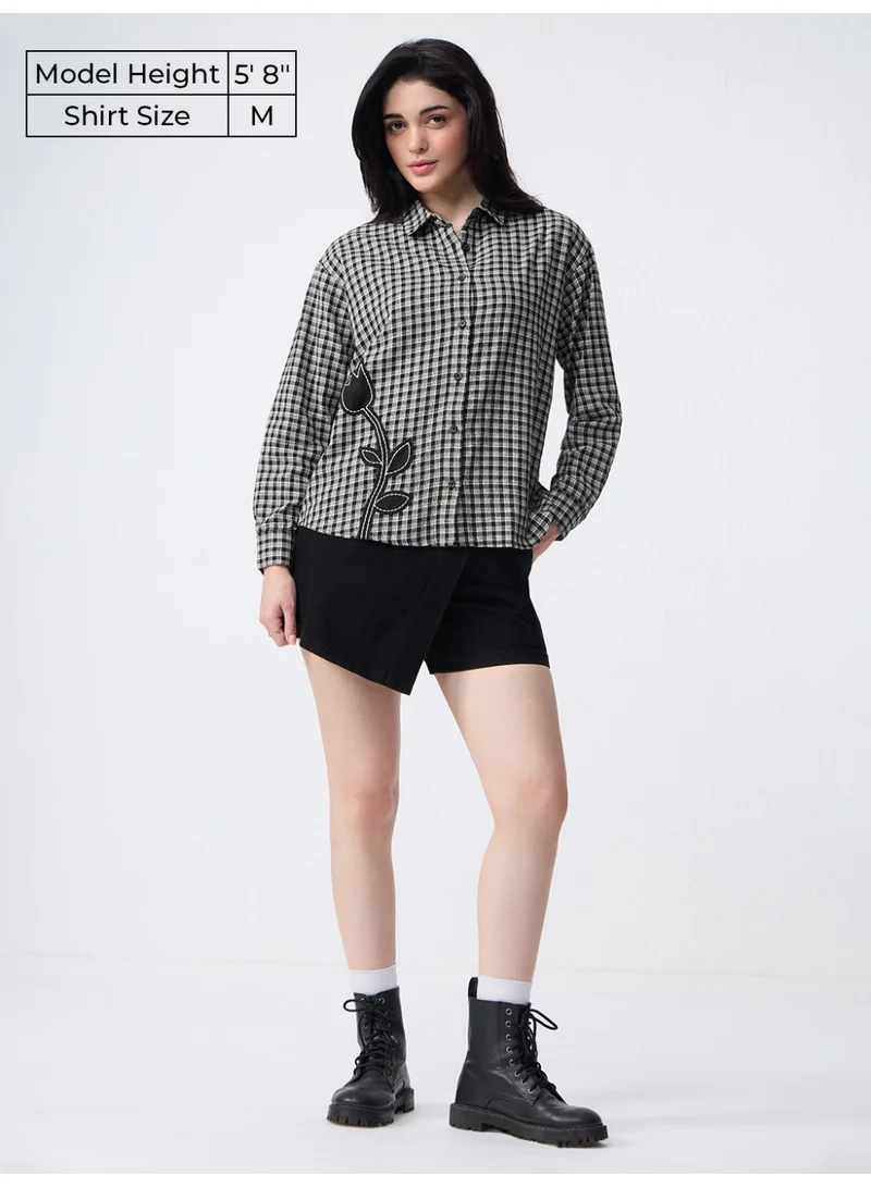 The Souled Store  Plaid Shirt: Tulip  | Best Price UAE