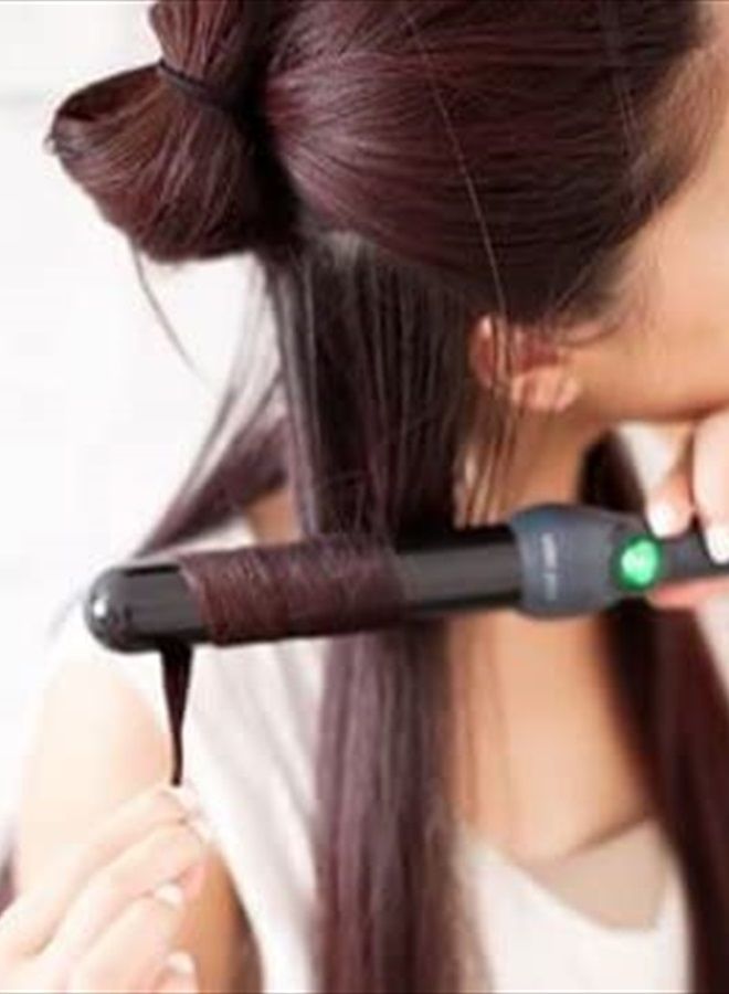 JOSE EBER مكواة تجعيد الشعر، 25 مم، سوداء، تشمل قفاز مقاوم للحرارة - Image 5