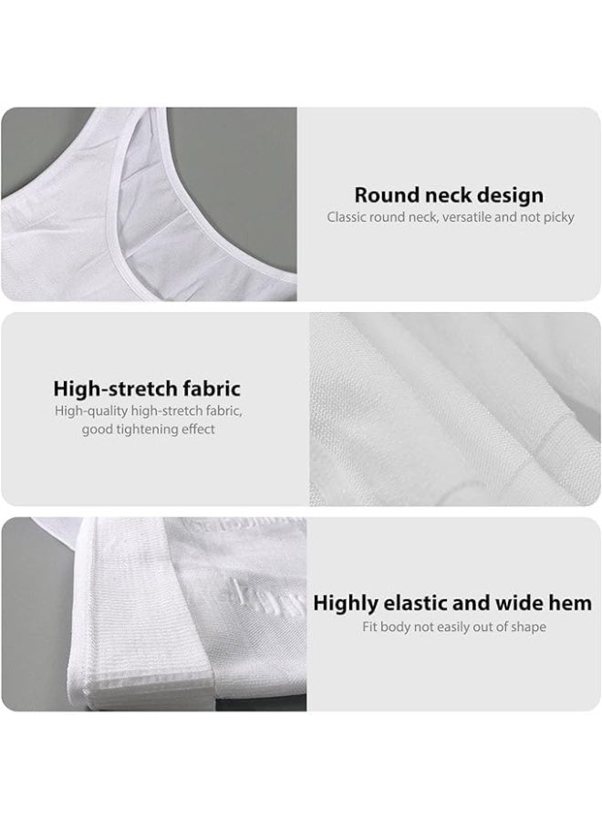 Bluejw Mens Slimming Shirt Body Shaper Vest Compression Shirt Tummy Control Shapewear Abdomen Undershirt - Image 2