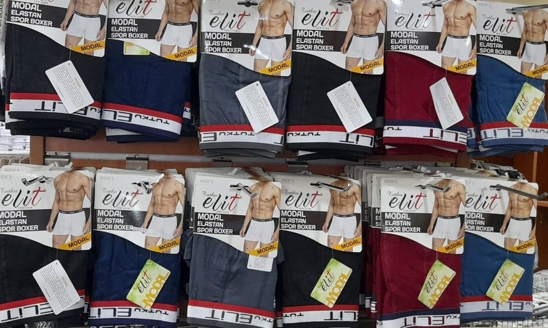 Tutku Elite Men's Modal Elastane Sports Boxer 6-pack 1252 x