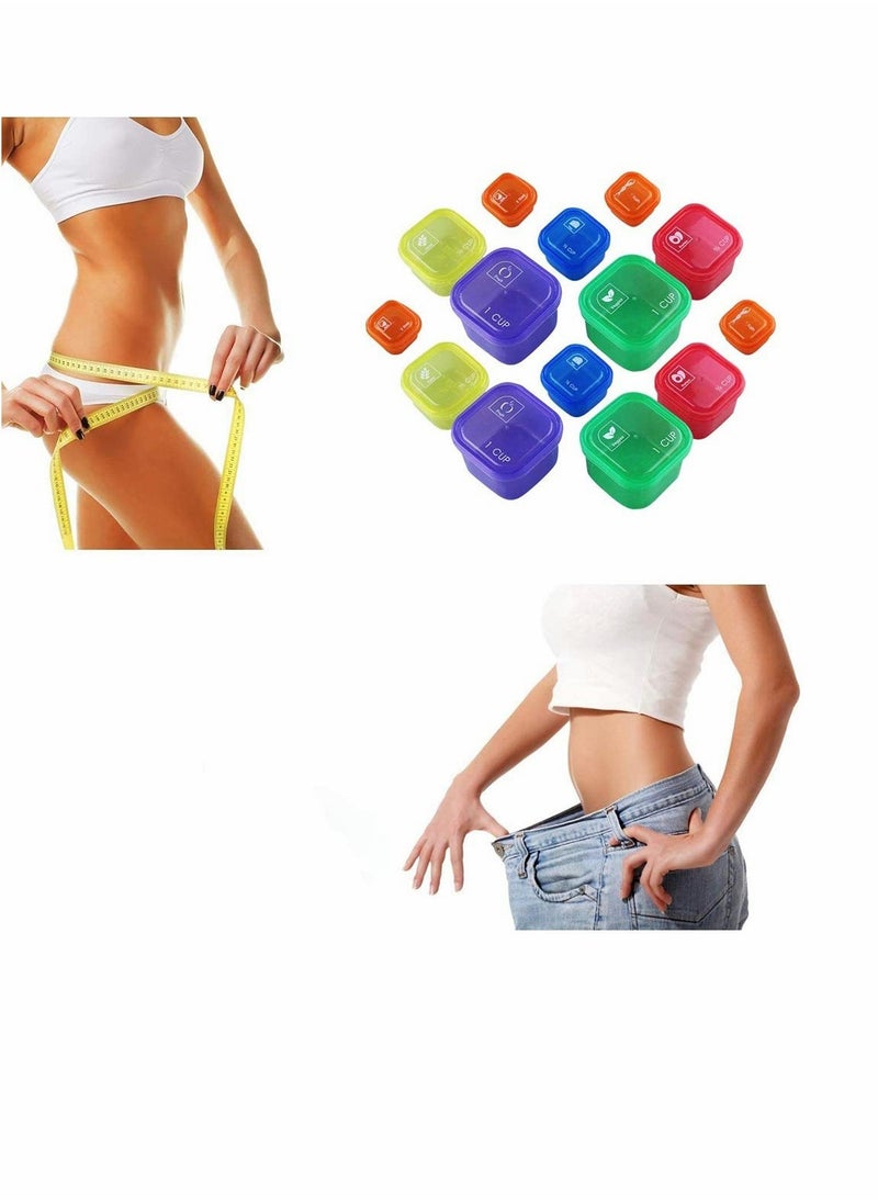 KASTWAVE - 21 Day Fix Containers and Food Plan - Portion Control Container Kit for Weight Loss - Beachbody Portion Containers with Recipe (Multicolors) - Image 1