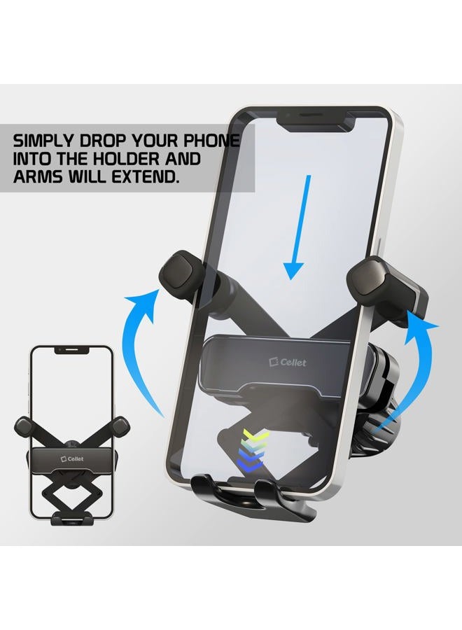 cellet Air Vent Mount for Tesla Model 3 & Model Y Compatible with iPhone 14, 14 Pro Max, Galaxy S22 Ultra, S22+ and More - Image 4