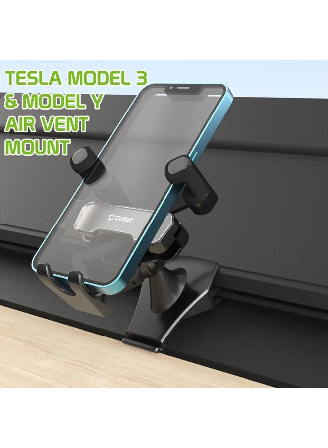 cellet Air Vent Mount for Tesla Model 3 & Model Y Compatible with iPhone 14, 14 Pro Max, Galaxy S22 Ultra, S22+ and More - Image 5