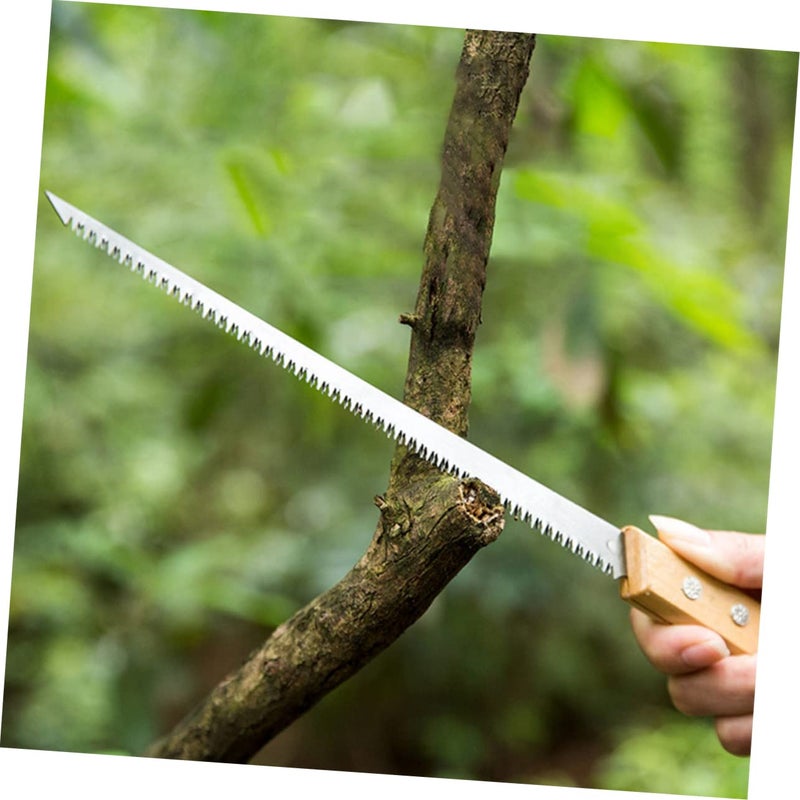 3 Pack Garden Hand Saw Portable Camping Tool for Tree Trimming Wood Cutting Outdoor - Image 5