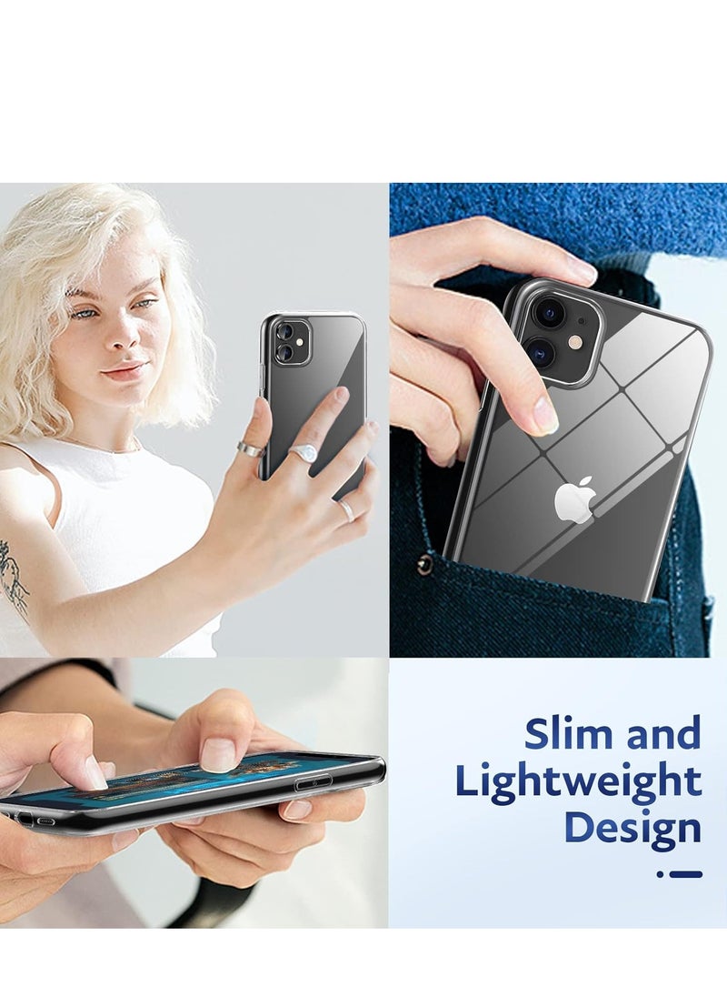 Generic Clear Case for iPhone 11 (6.1 inches), Flexible Minimalist Silicone Case, Soft Case, Shockproof, Scratch-Resistant, Mobile Phone Case for iPhone 11, Transparent  - Image 3
