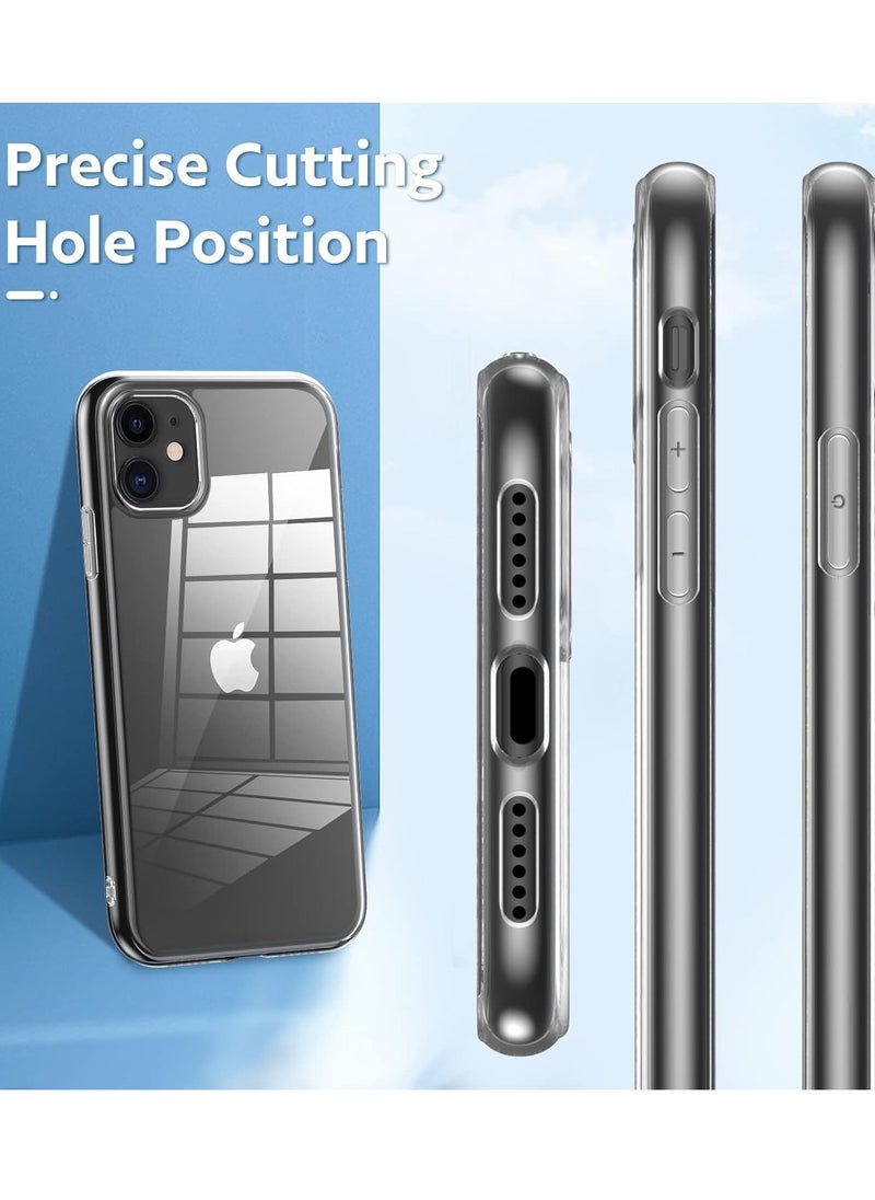 Generic Clear Case for iPhone 11 (6.1 inches), Flexible Minimalist Silicone Case, Soft Case, Shockproof, Scratch-Resistant, Mobile Phone Case for iPhone 11, Transparent  - Image 4