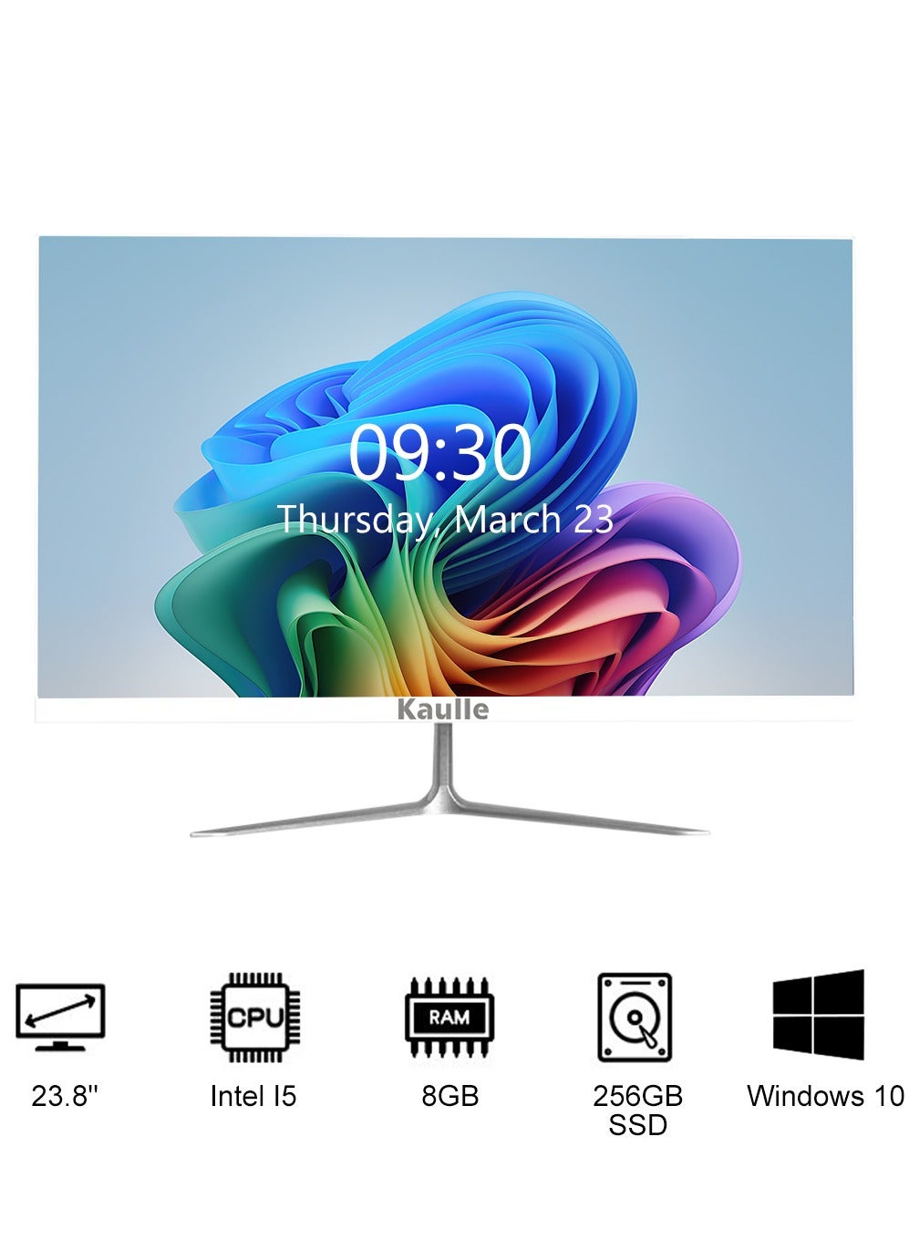 Desktop Computer All In One Pc 24 Inch All In One Desktop,Intel Core I5 3320M Processor,8 GB Ram,256 GB Ssd,Bluetooth 4.2 With Keyboard And Mouse And Windows 10 Pro Business All In One Desktop Computer White A238B english White