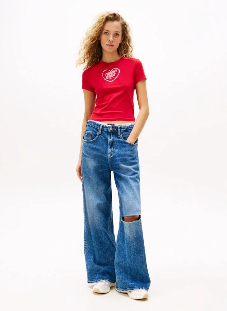 TOMMY JEANS Graphic Crew Neck T-Shirt