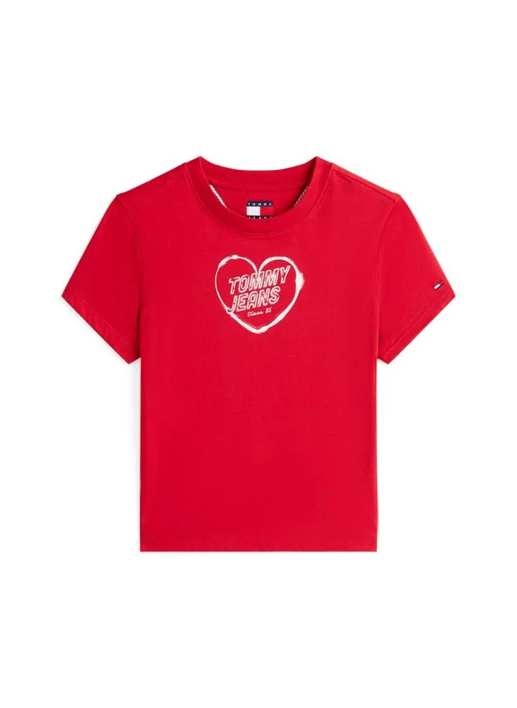 TOMMY JEANS Graphic Crew Neck T-Shirt