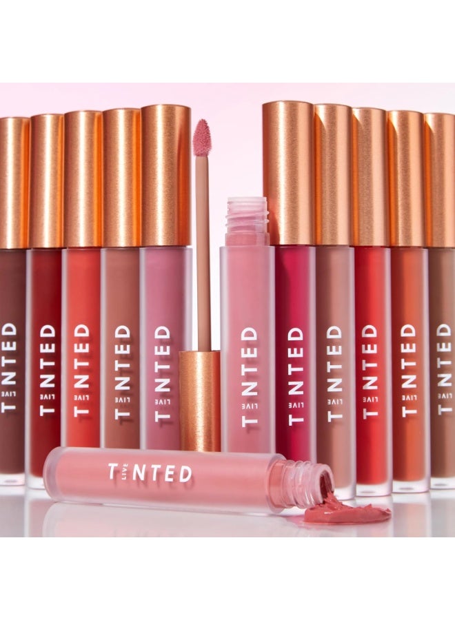 Live Tinted HUELIP Liquid Lip Crème - Bossy - Image 4