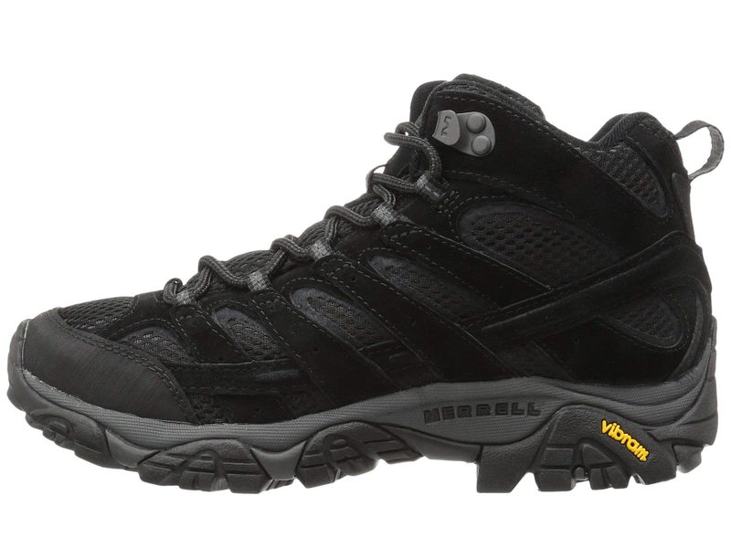 Merrell Men's Moab 2 Vent Mid Hiking Boot, Black Night, 9.5 2E US - Image 4