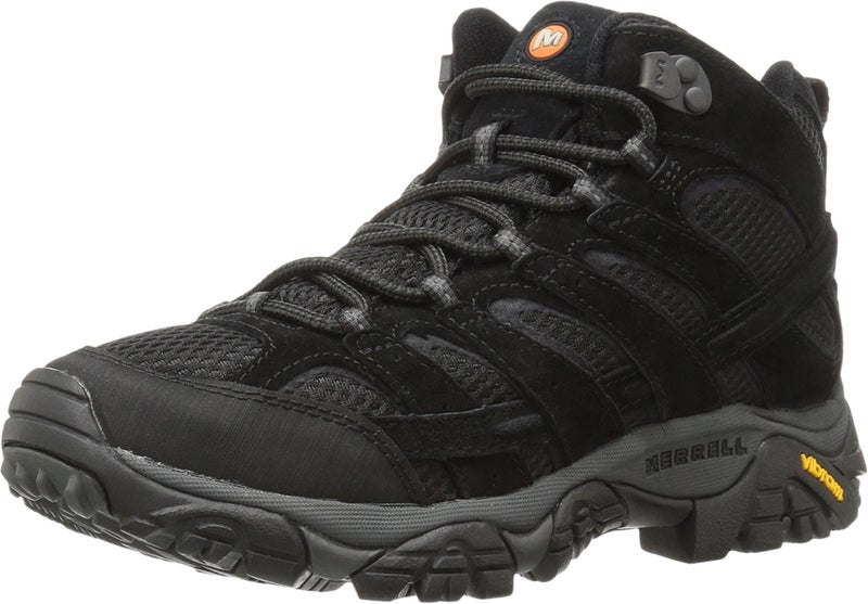 Merrell Men's Moab 2 Vent Mid Hiking Boot, Black Night, 9.5 2E US - Image 1