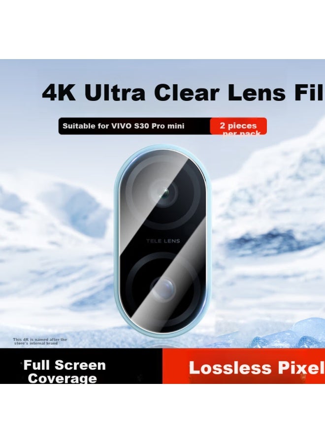 Koolife [Two Pieces] Suitable For Vivo S30Promini Lens Film Vivo Mobile Phone Rear Camera Protection Film Ar Anti-Glare Ultra-Thin High Definition Wear-Resistant Scratch-Resistant Dust-Proof Film