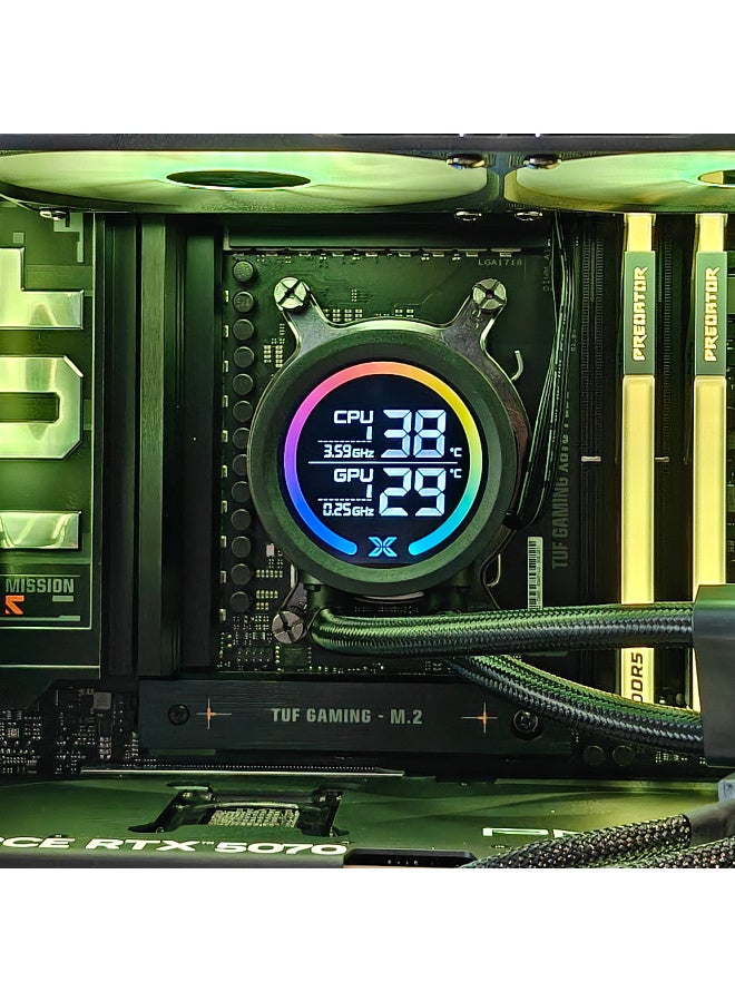 Mostech General Trading LLC AMD Ryzen 7-7800X3D up to 5.0 GHz | RTX 5070 Ti 16GB GDDR7 GPU | 32GB DDR5 RAM 6000Mhz | 1TB M.2 NVMe SSD | Liquid Cooler 360mm | WiFi Ready | Windows 11 Pro BLACK - Image 3