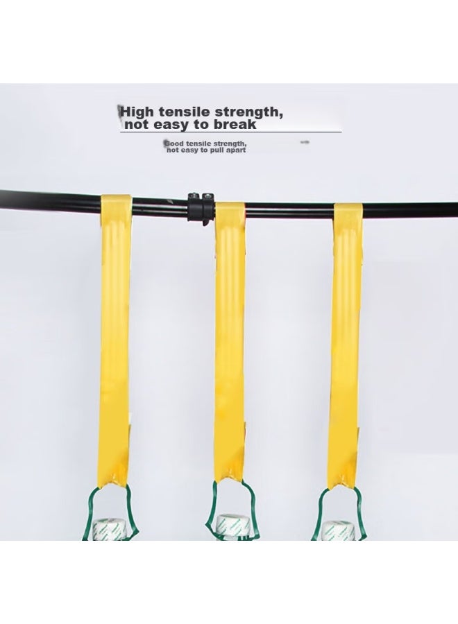 تانجو Tango Warning Tape, Yellow, 48mm*30m*3 Rolls أرضية، منطقة عمل، شريط ترميز تحديد الأرضية، ملصق أرضي مقاوم للماء، شريط تحذير للأرضية، أثر منخفض - Image 1