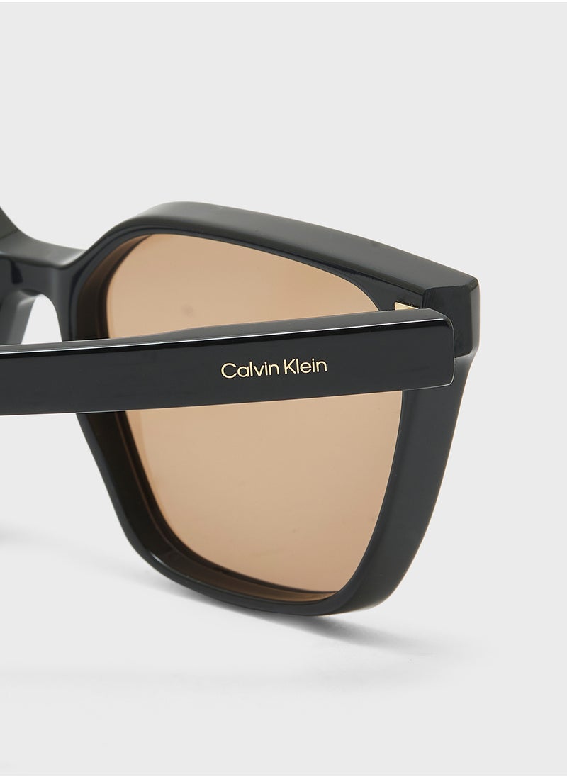 CALVIN KLEIN Modified Rectangle Sunglasses  - Image 4