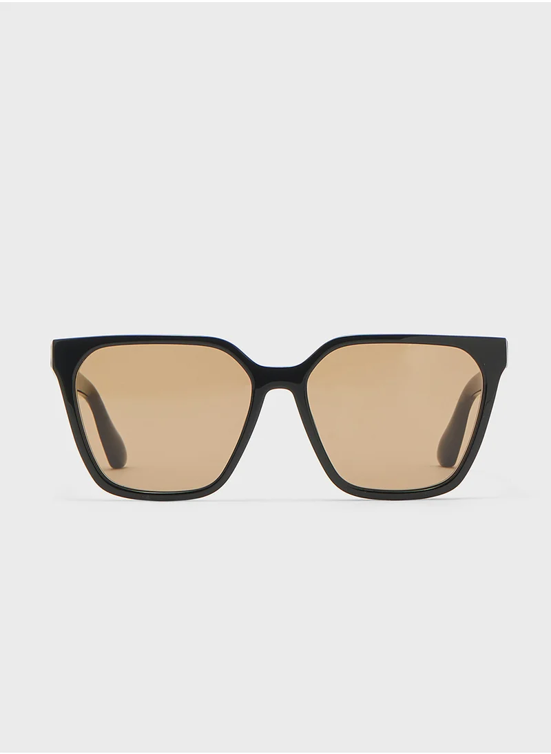 كالفن كلاين Modified Rectangle Sunglasses