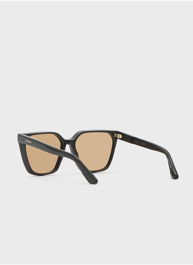 CALVIN KLEIN Modified Rectangle Sunglasses  - Image 3
