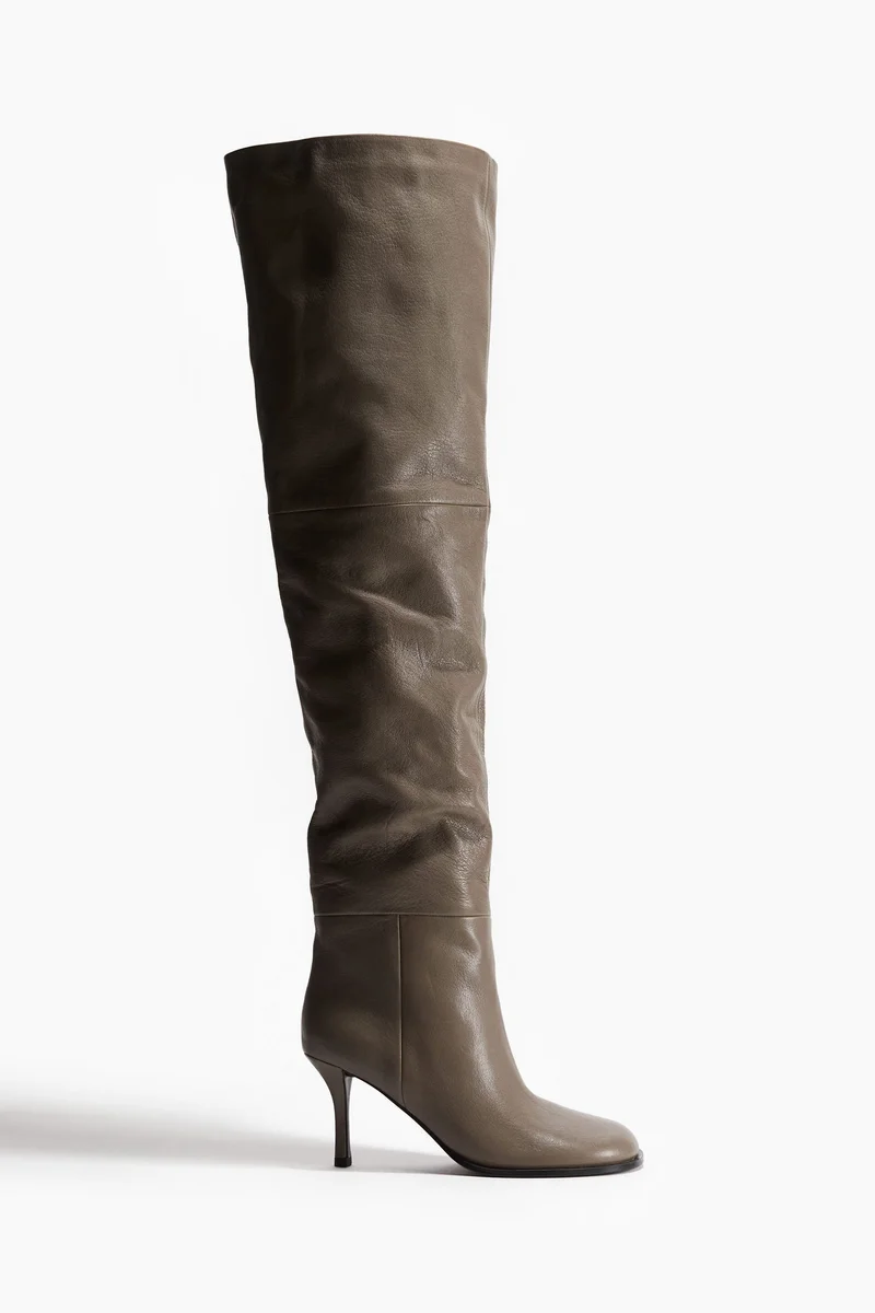 اتش اند ام Over-The-Knee Leather Boots